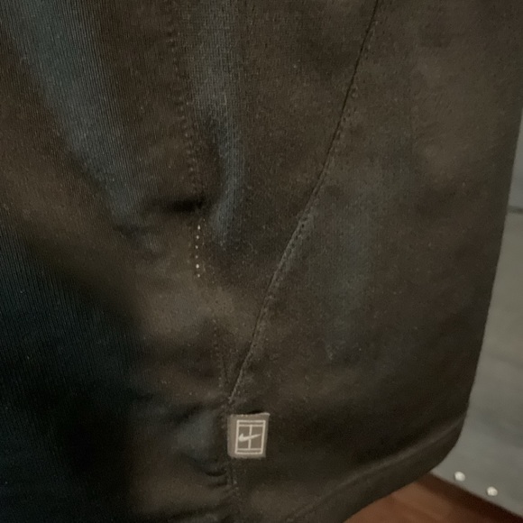 Nike Dri Fit Polo Shirt Mens Size Large Short Sleeve Casual Black White - Picture 3 of 9